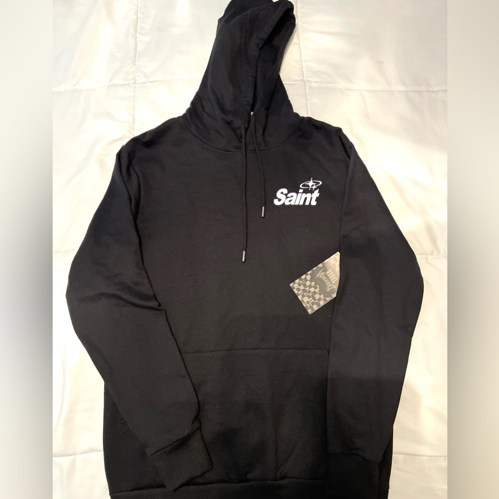 Rebels Vengeance Cherry Saint Black Hoodie Sweater-NWT-Medium